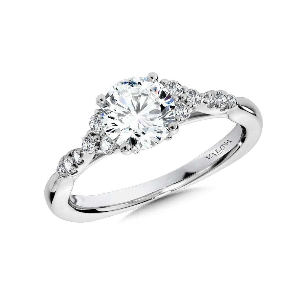 Diamond Engagement Ring With Side Stones