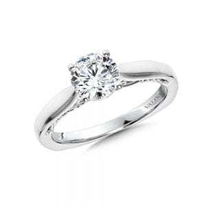Solitaire Diamond Engagement Ring