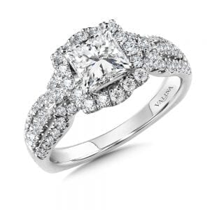 Princess-Cut Diamond Engagement Ring