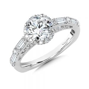 Halo Diamond Engagement Ring