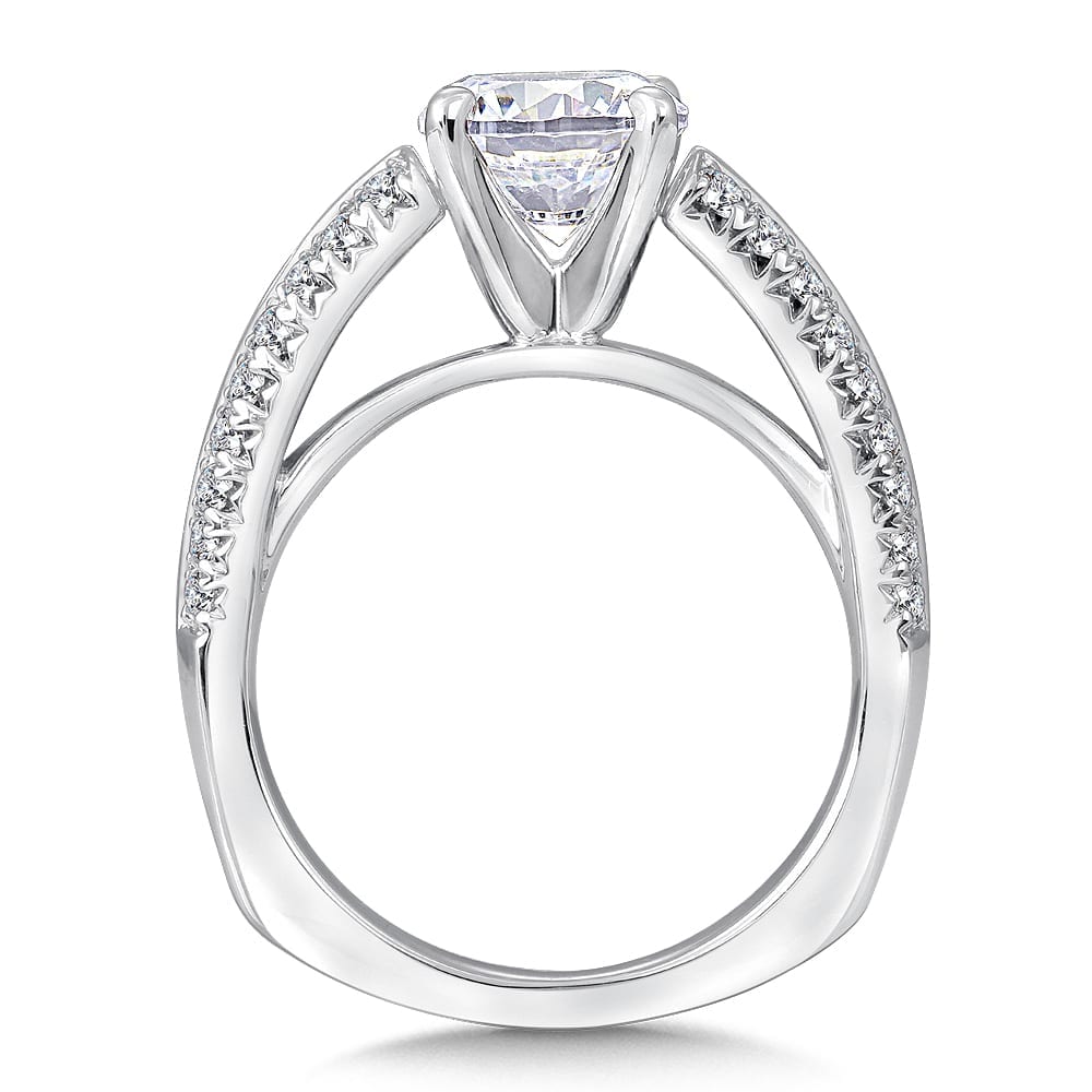 Split Shank Diamond Engagement Ring - Image 2
