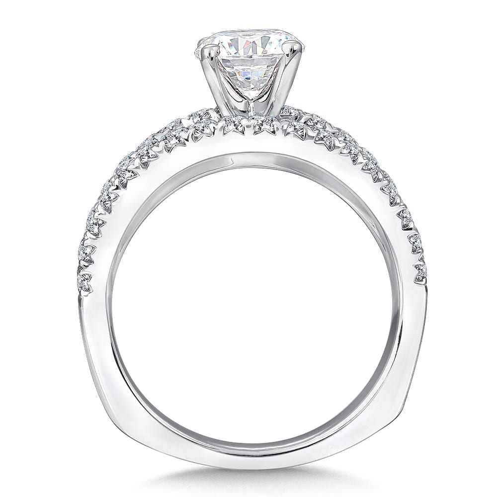 Split Shank Diamond Engagement Ring - Image 2