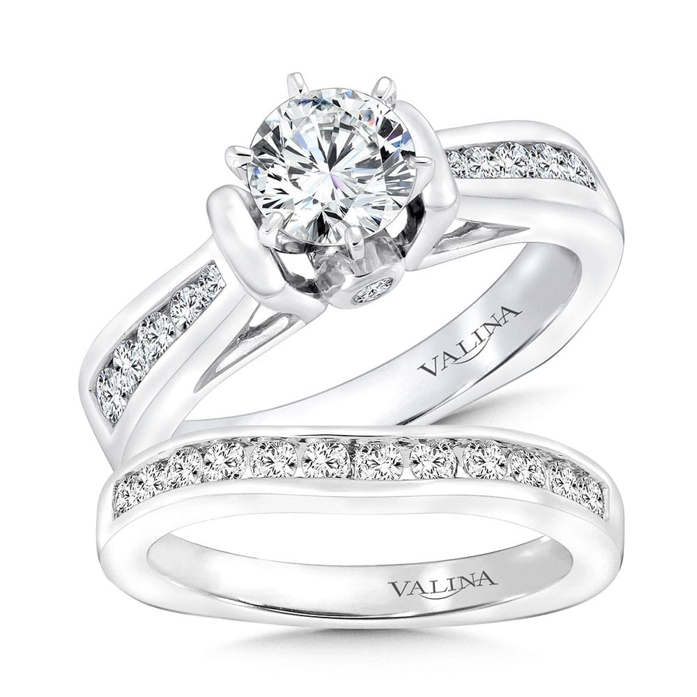 Channel-Set Diamond Engagement Ring - Image 3