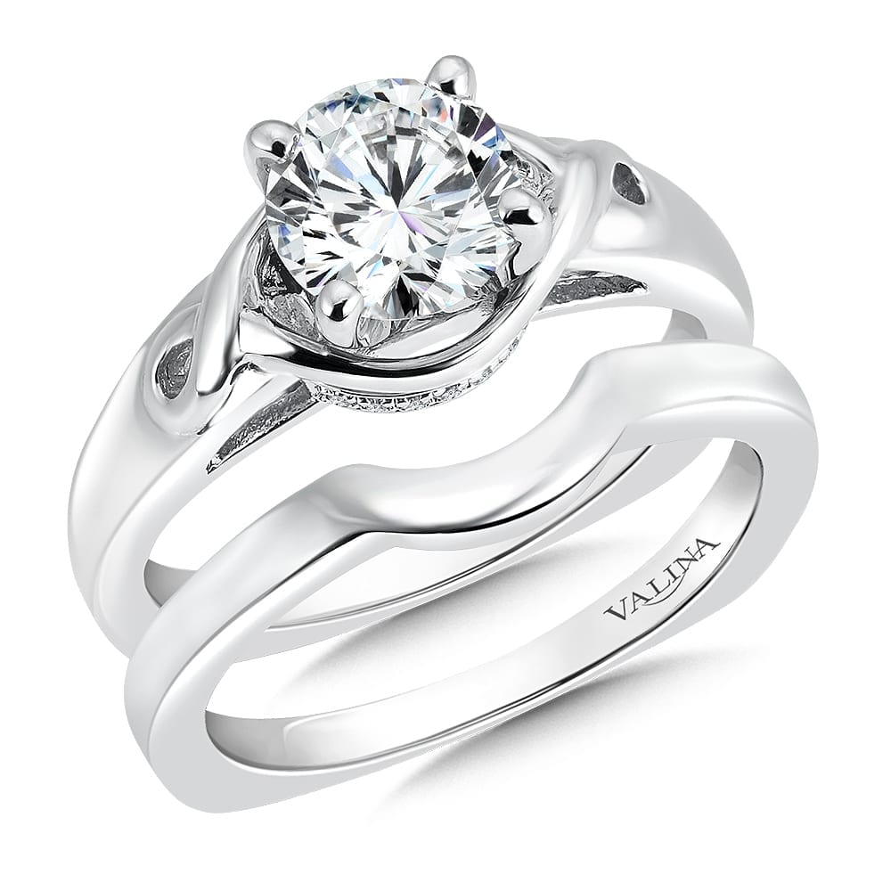 Infinity Solitaire Diamond Engagement Ring - Image 3