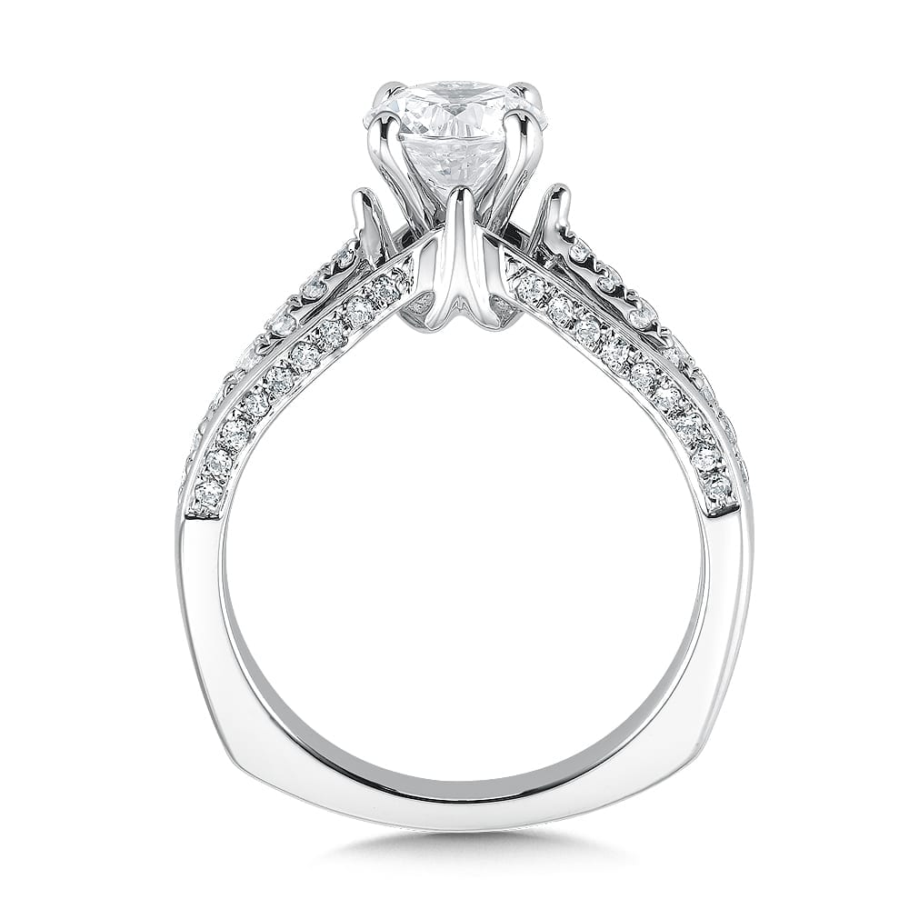 Split Shank Diamond Engagement Ring - Image 2