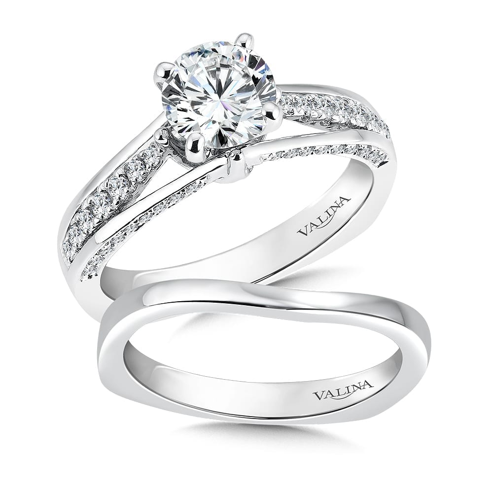 Split Shank Diamond Engagement Ring - Image 3