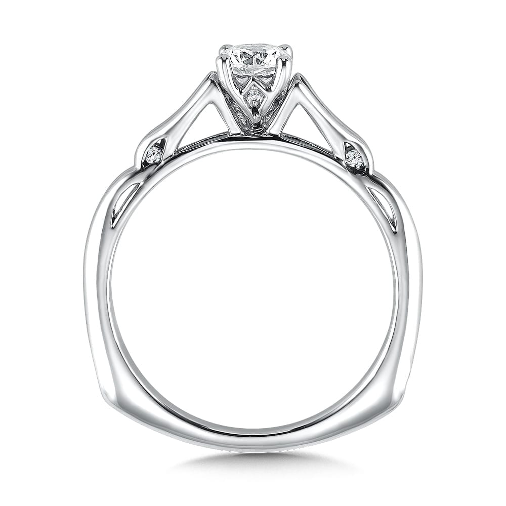 Solitaire Diamond Engagement Ring - Image 2