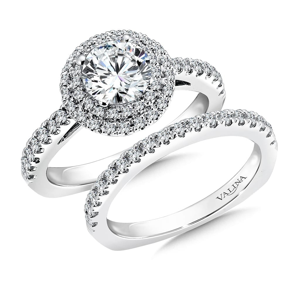Double Halo Diamond Engagement Ring - Image 3