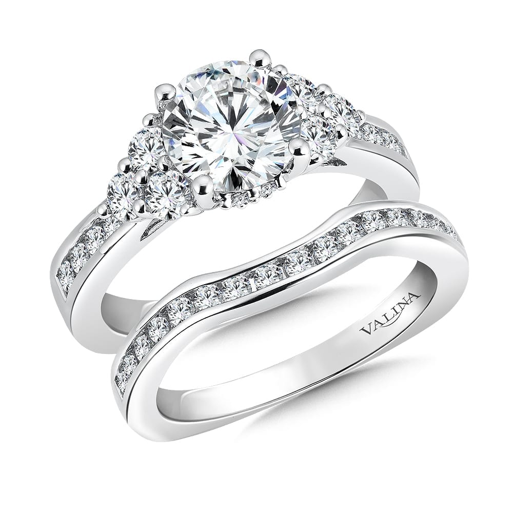 Engagement Ring with Side Diamonds - Image 3