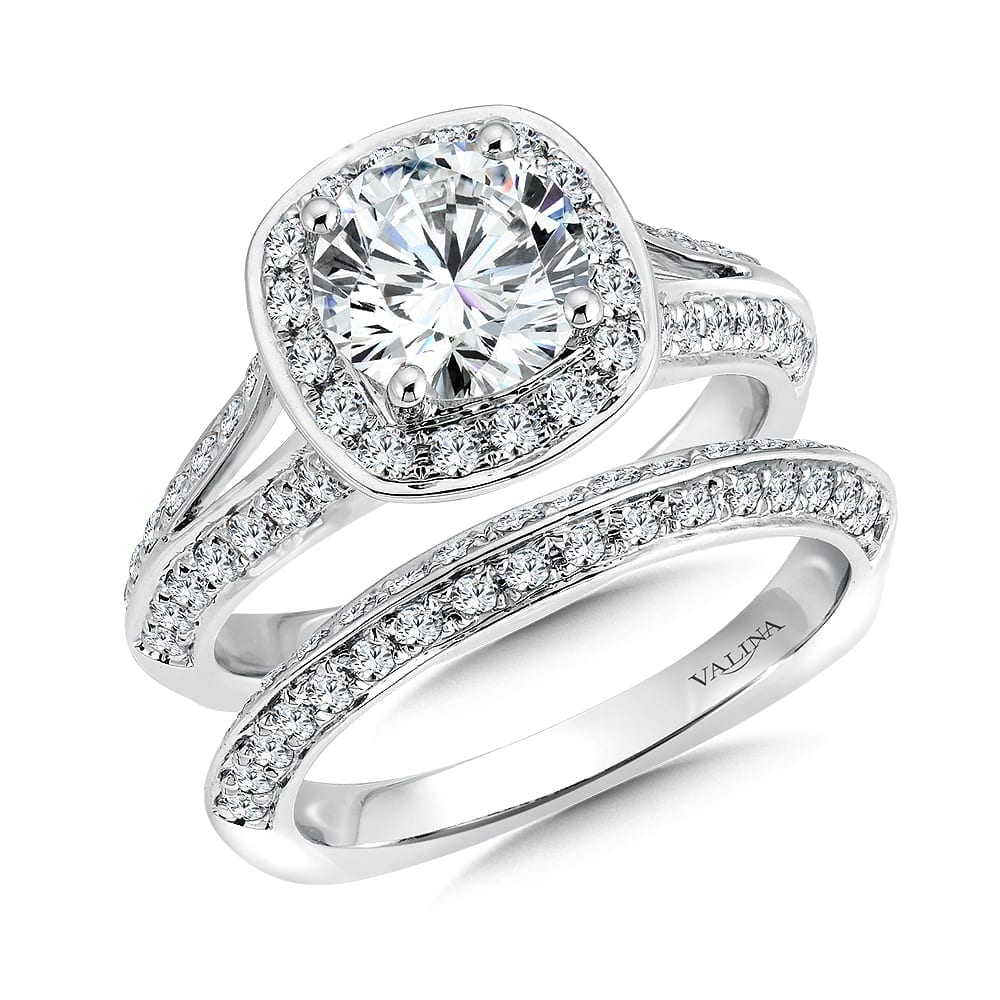 Halo Style Diamond Engagement Ring - Image 3