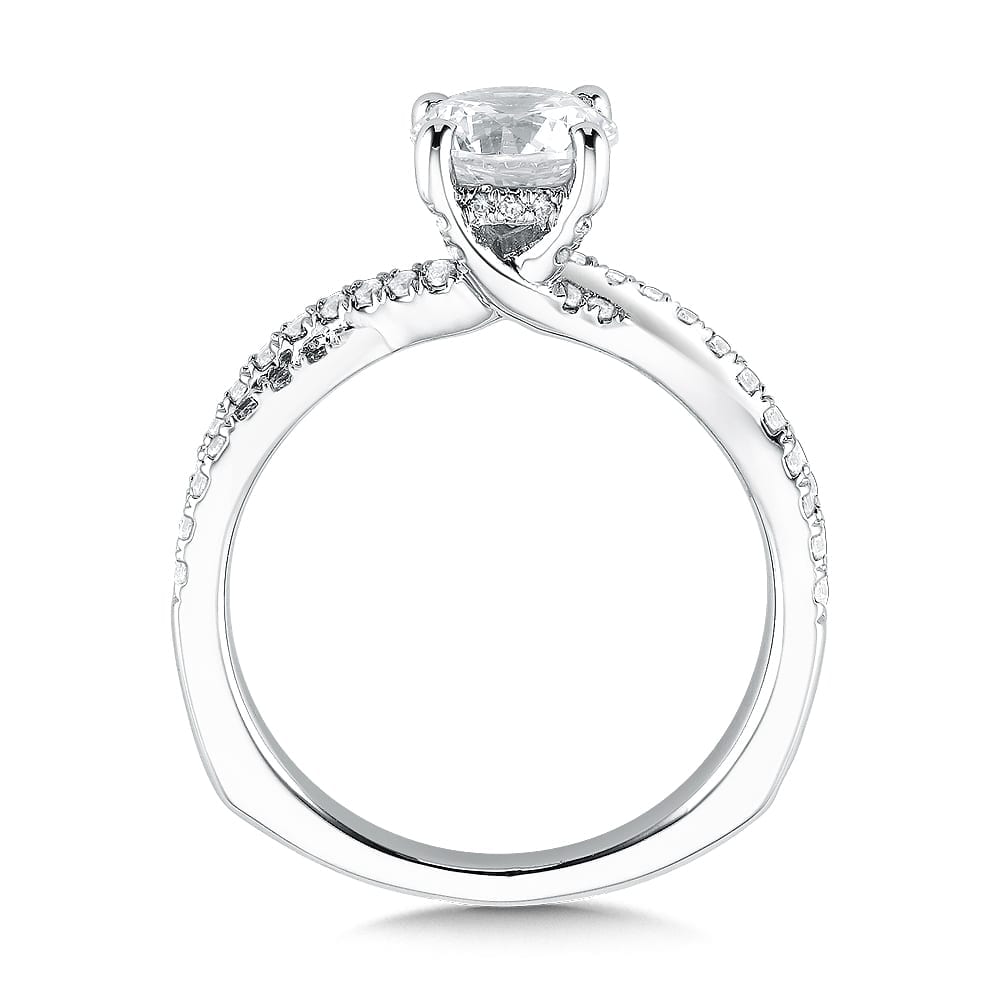 Engagement Ring with Side Stones - Image 2