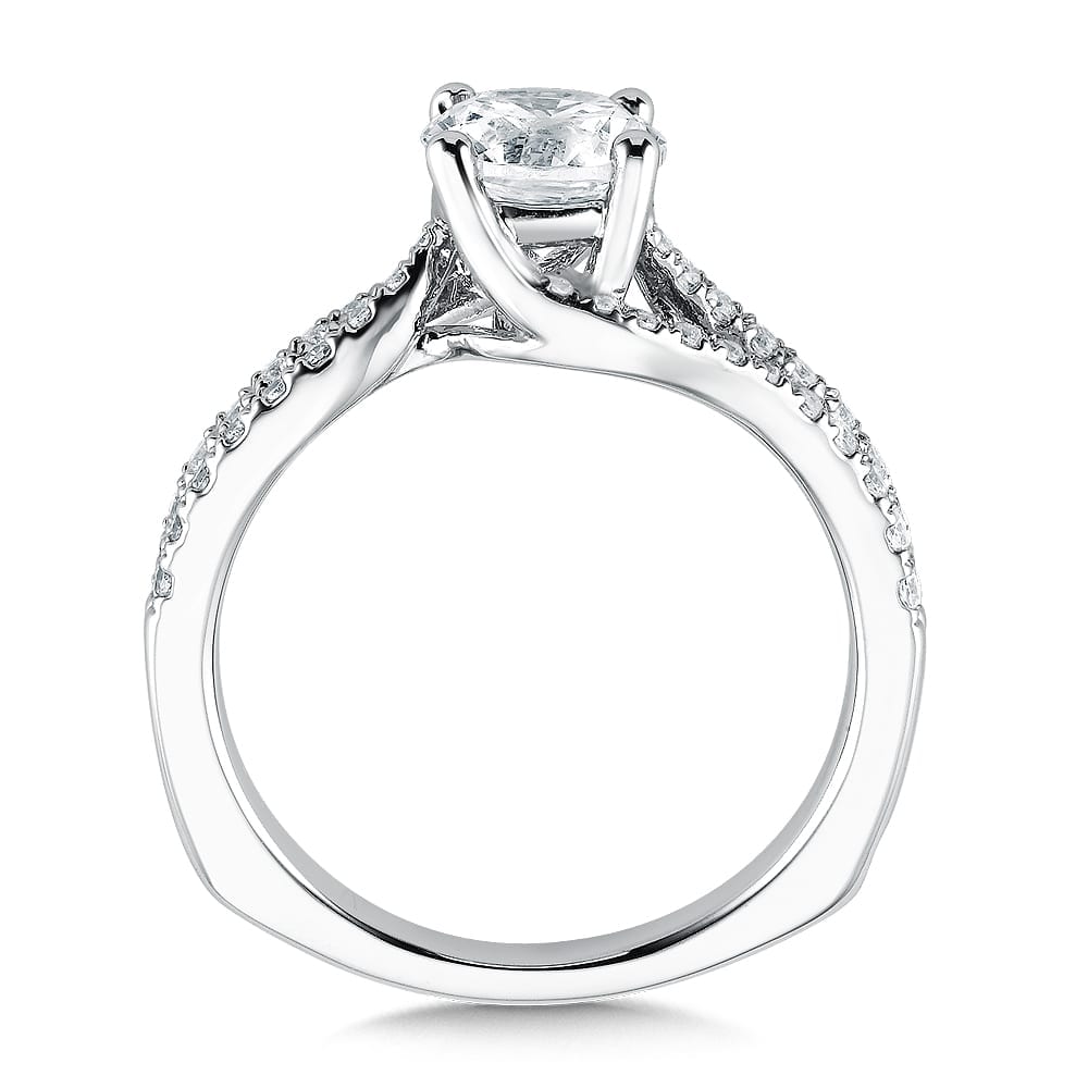 Engagement Ring with Side Stones - Image 2
