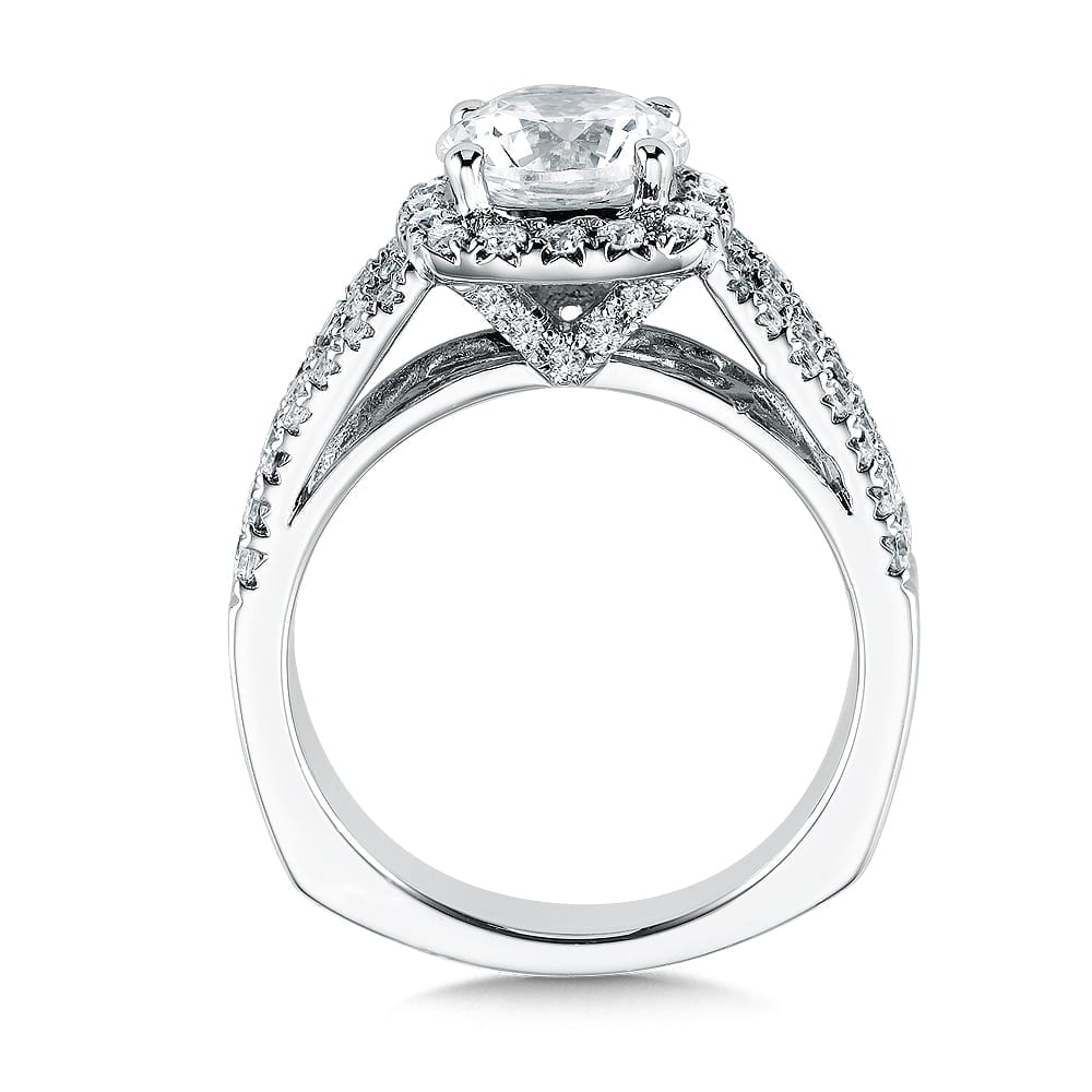 Halo Style Engagement Ring - Image 2
