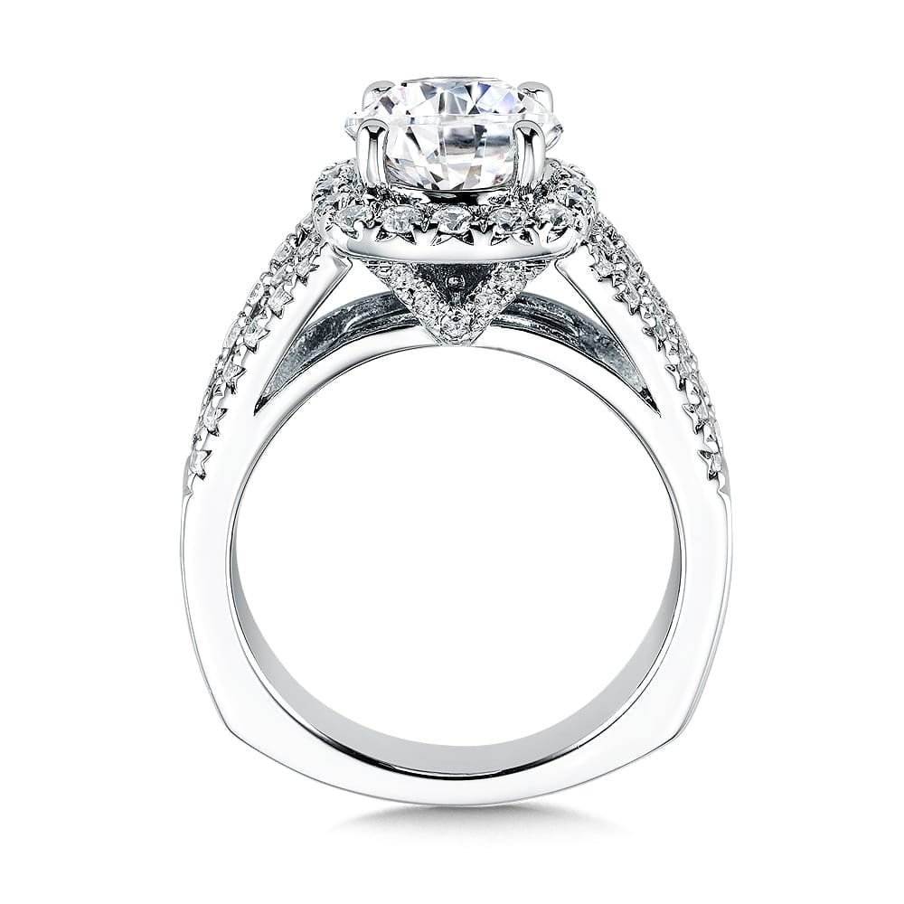 Halo Style Engagement Ring - Image 2