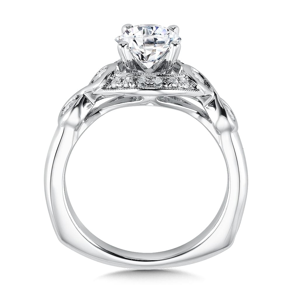 Engagement Ring with Side Stones - Image 2