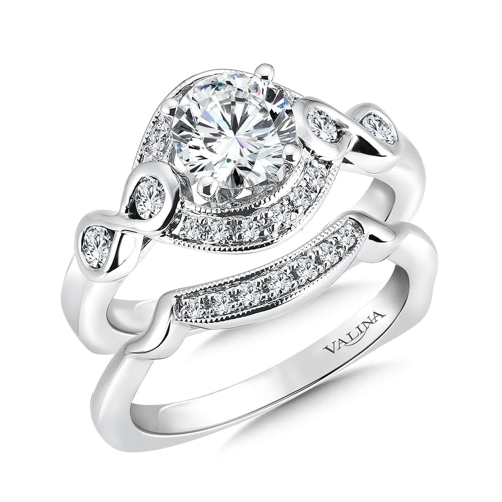 Engagement Ring with Side Stones - Image 3