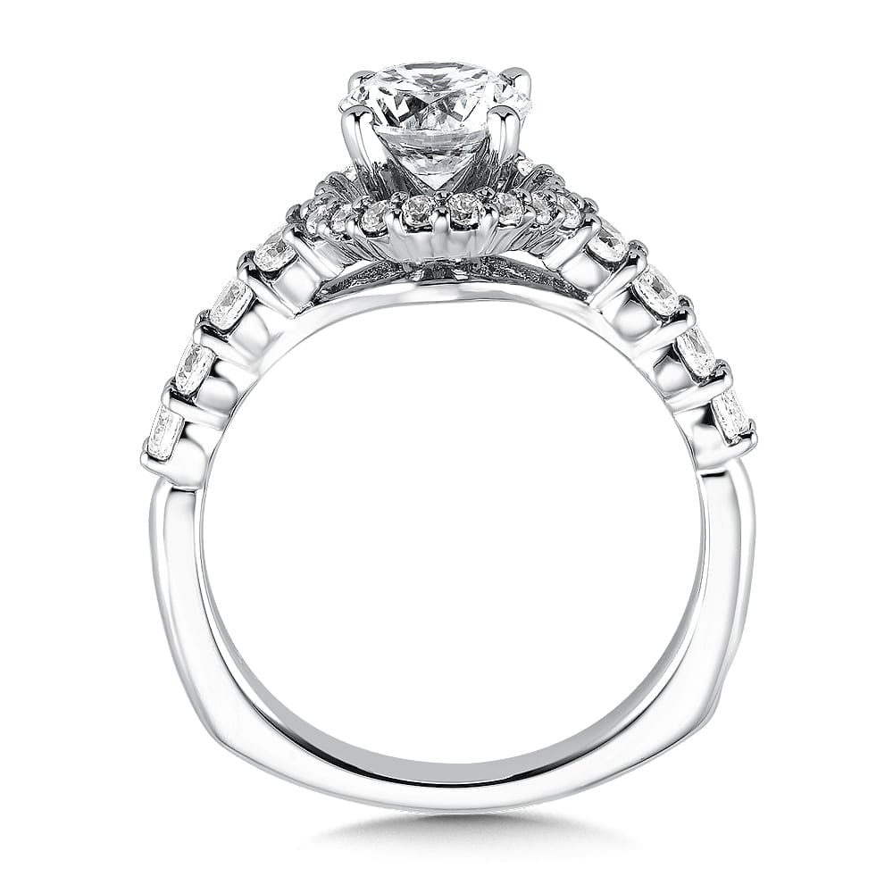 Halo Style Engagement Ring - Image 2