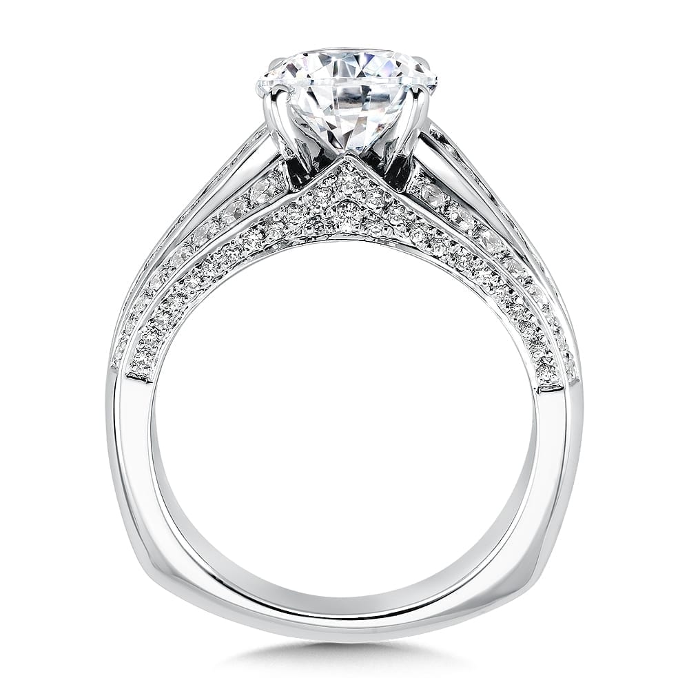 Engagement Ring with Side Stones - Image 2