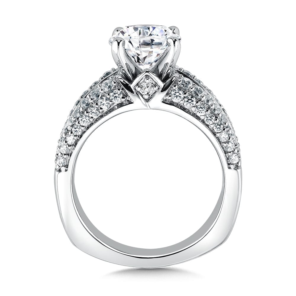 Engagement Ring with Side Stones - Image 2