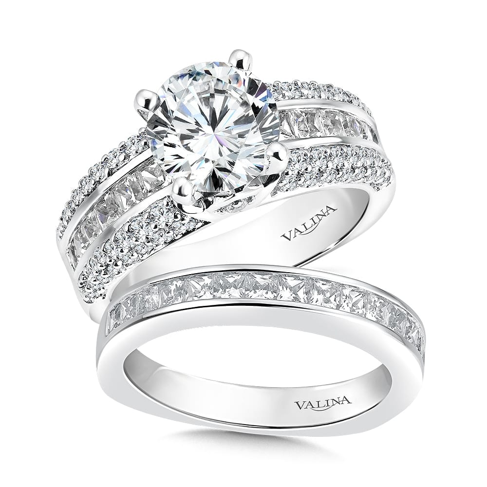 Engagement Ring with Side Stones - Image 3