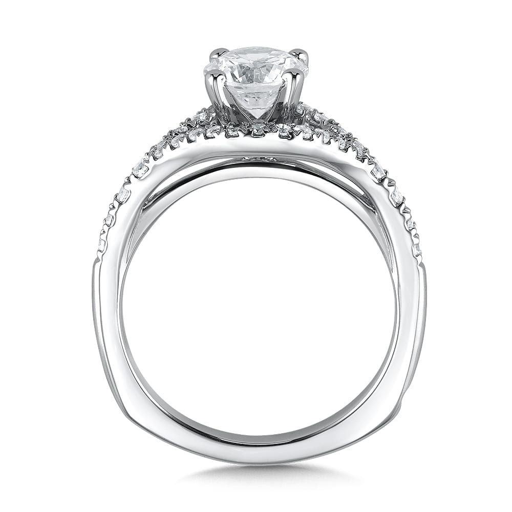 Split Shank Diamond Engagement Ring - Image 2