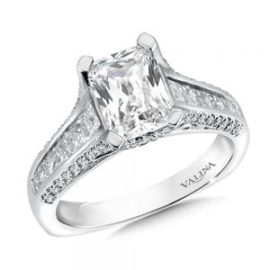Emerald Cut Diamond Engagement Ring