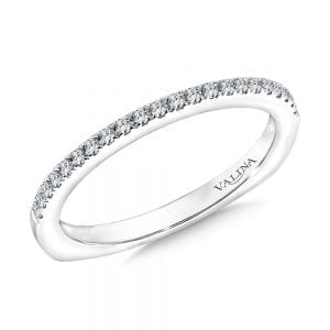 Straight Diamond Wedding Band