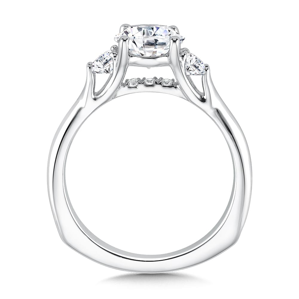 Three Stone Diamond Engagement Ring - Image 2