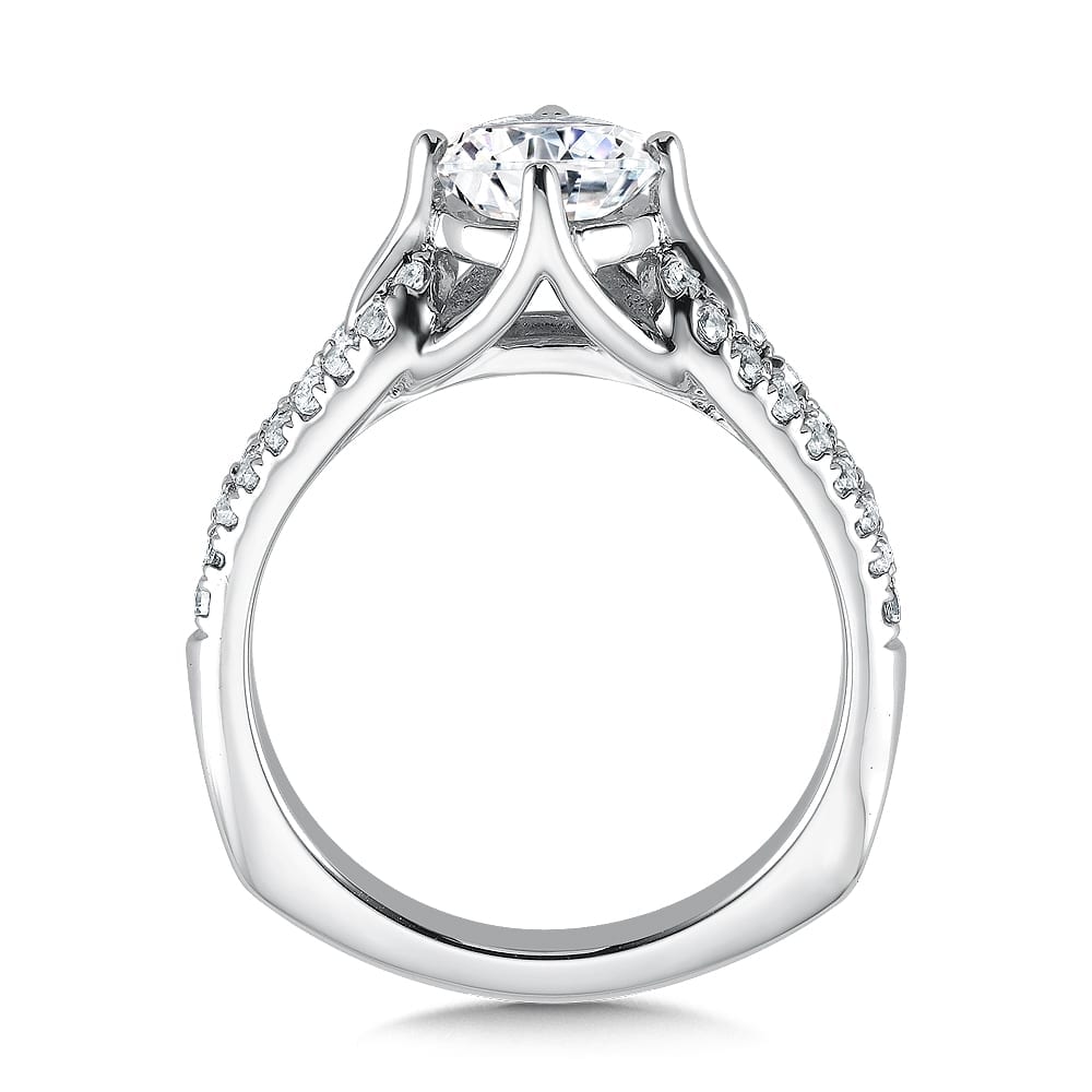 Split Shank Diamond Engagement Ring - Image 2