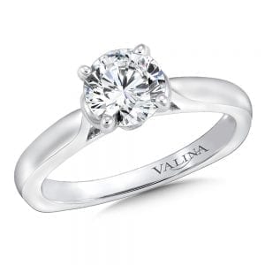 Solitaire Diamond Engagement Ring