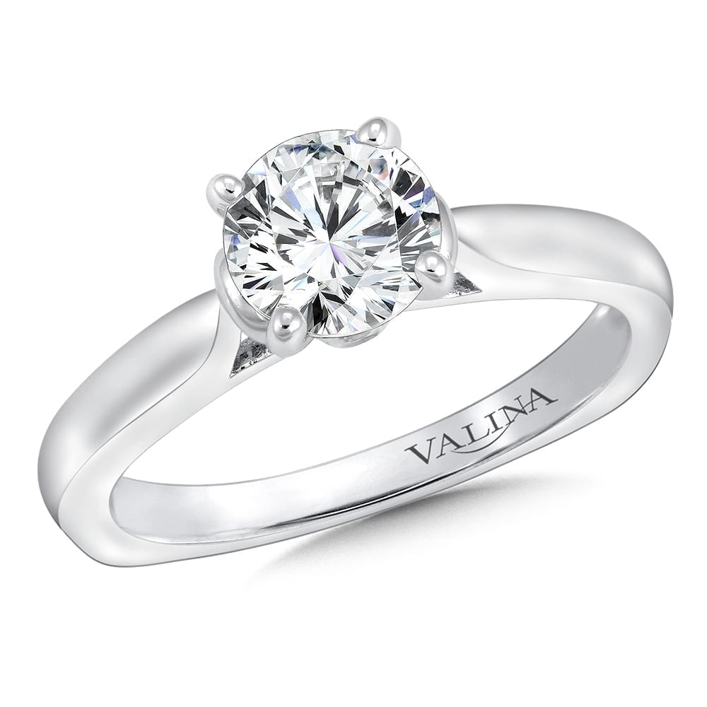 Solitaire Diamond Engagement Ring