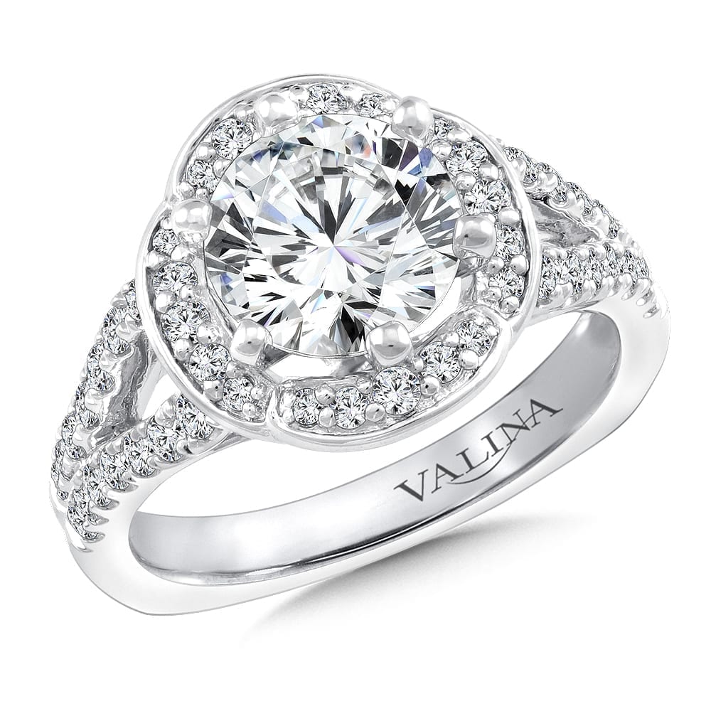 Halo Engagement Ring