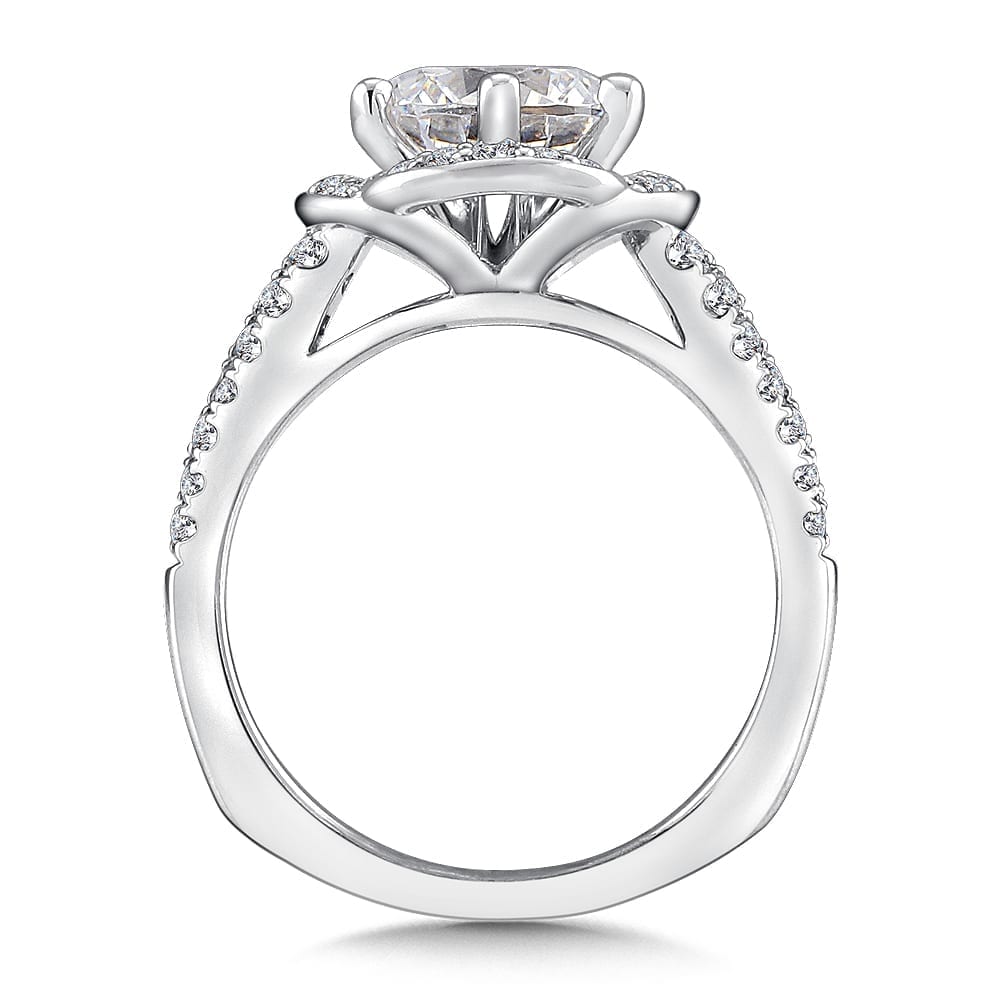 Halo Engagement Ring - Image 2