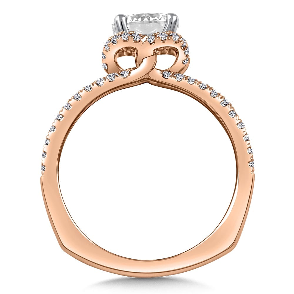 Split Shank Diamond Engagement Ring - Image 2