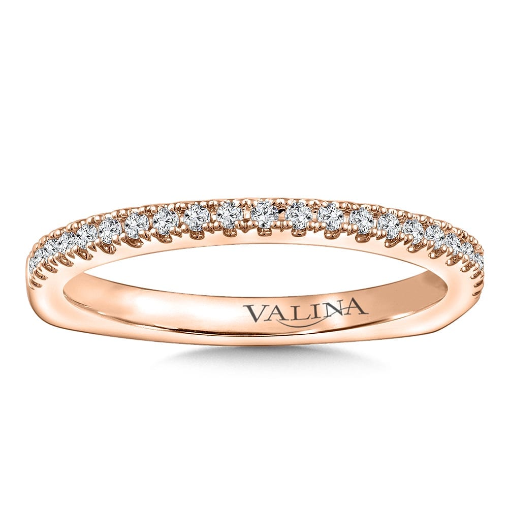 Straight Diamond Wedding Band