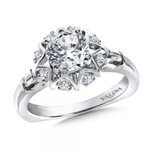 Halo Engagement Ring