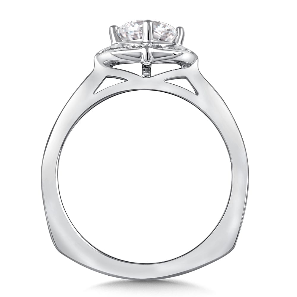 Halo Engagement Ring - Image 2