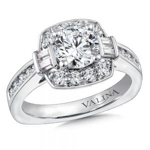 Halo Engagement Ring