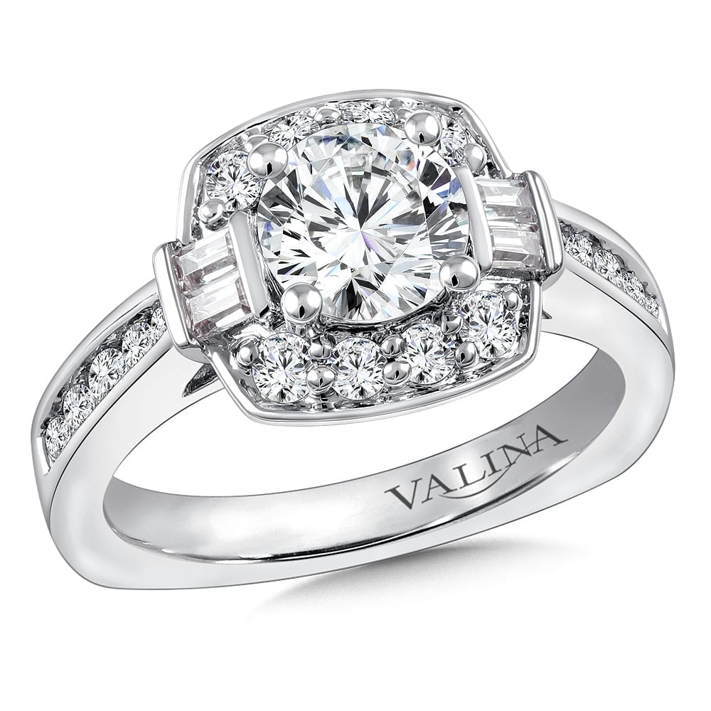 Halo Engagement Ring