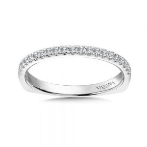 Straight Diamond Wedding Band