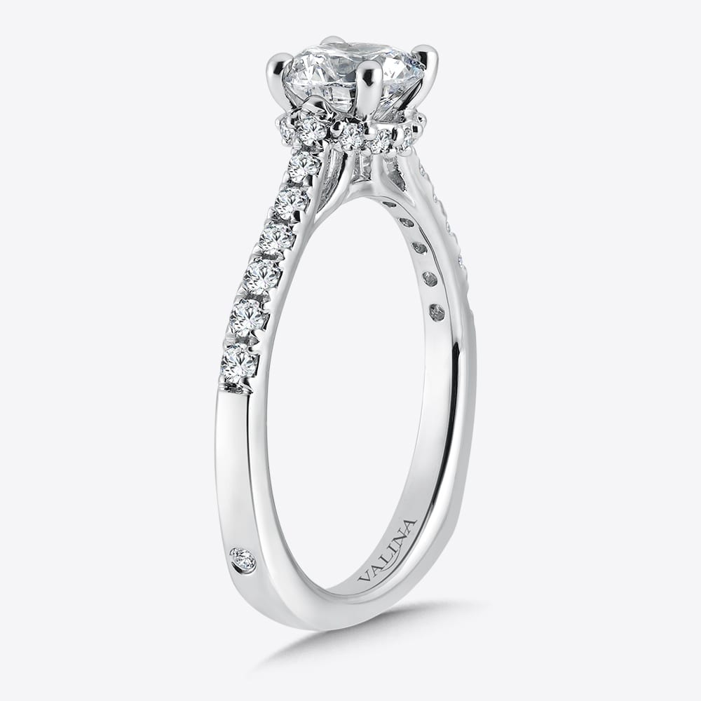 Engagement Ring With Side Stones - Image 2