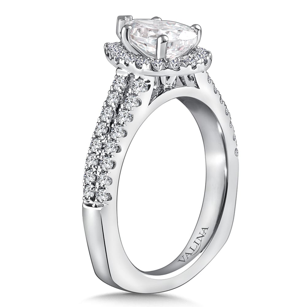 Halo Style Diamond Engagement Ring - Image 2