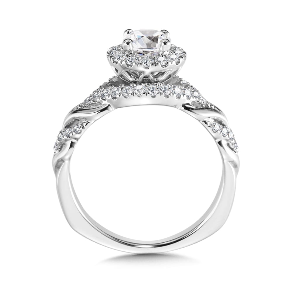Halo Engagement Ring - Image 2
