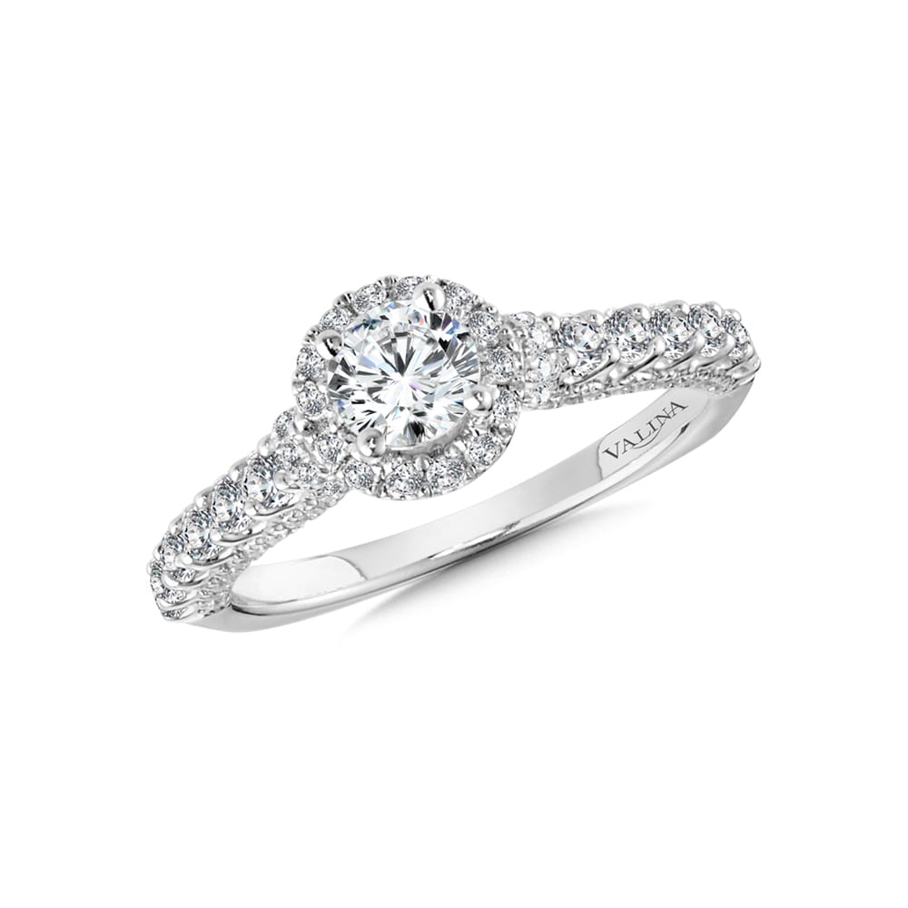 Halo Engagement Ring