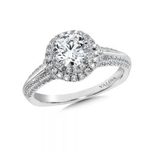 Halo Engagement Ring