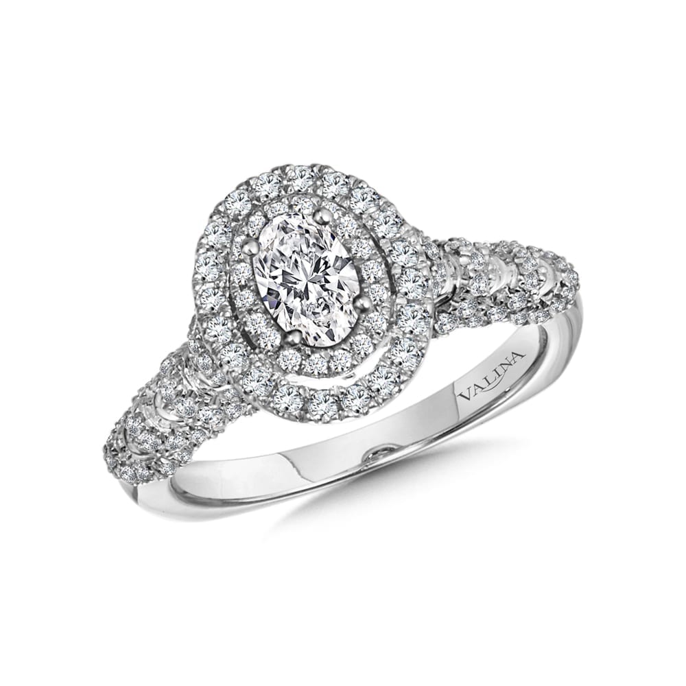 Halo Engagement Ring