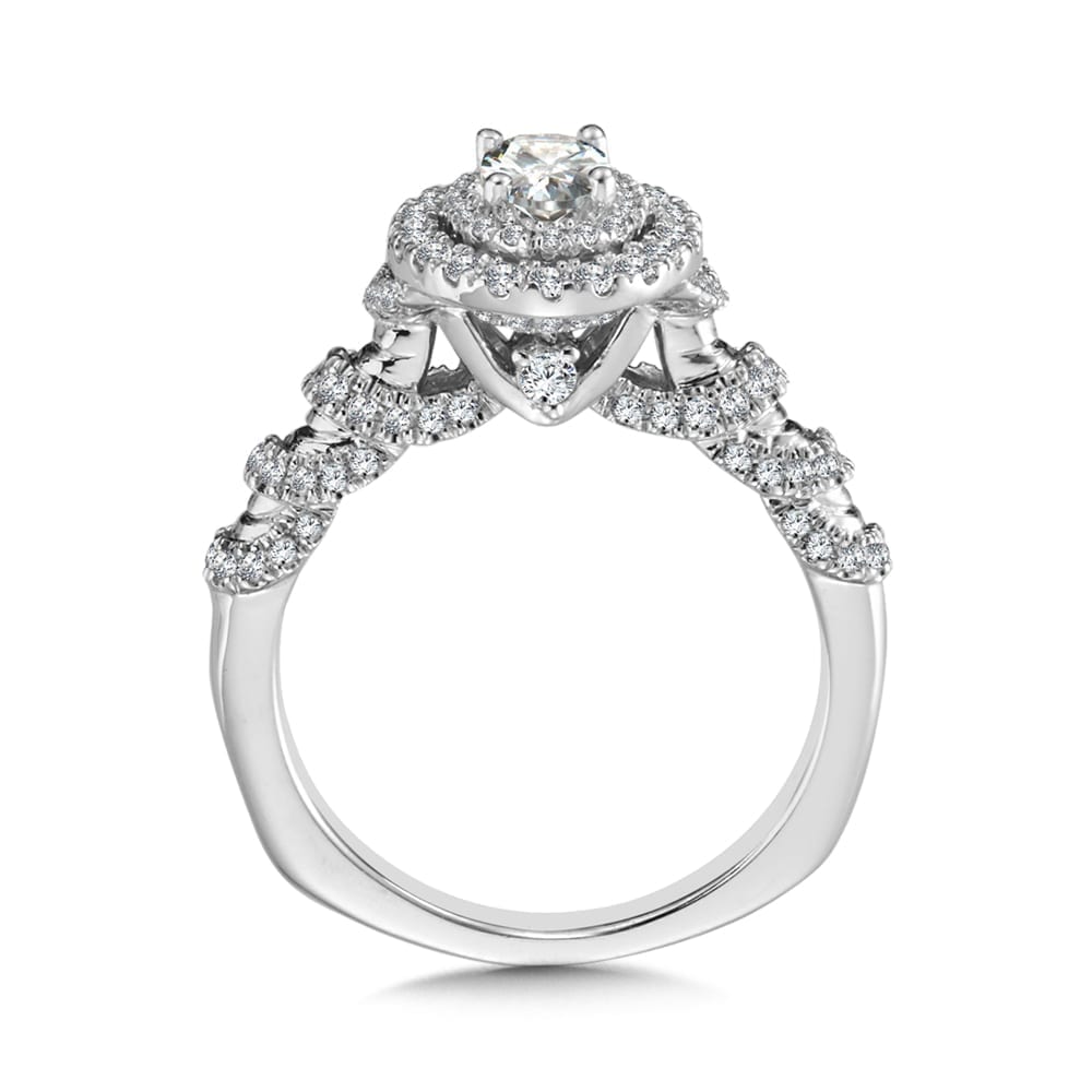 Halo Engagement Ring - Image 2