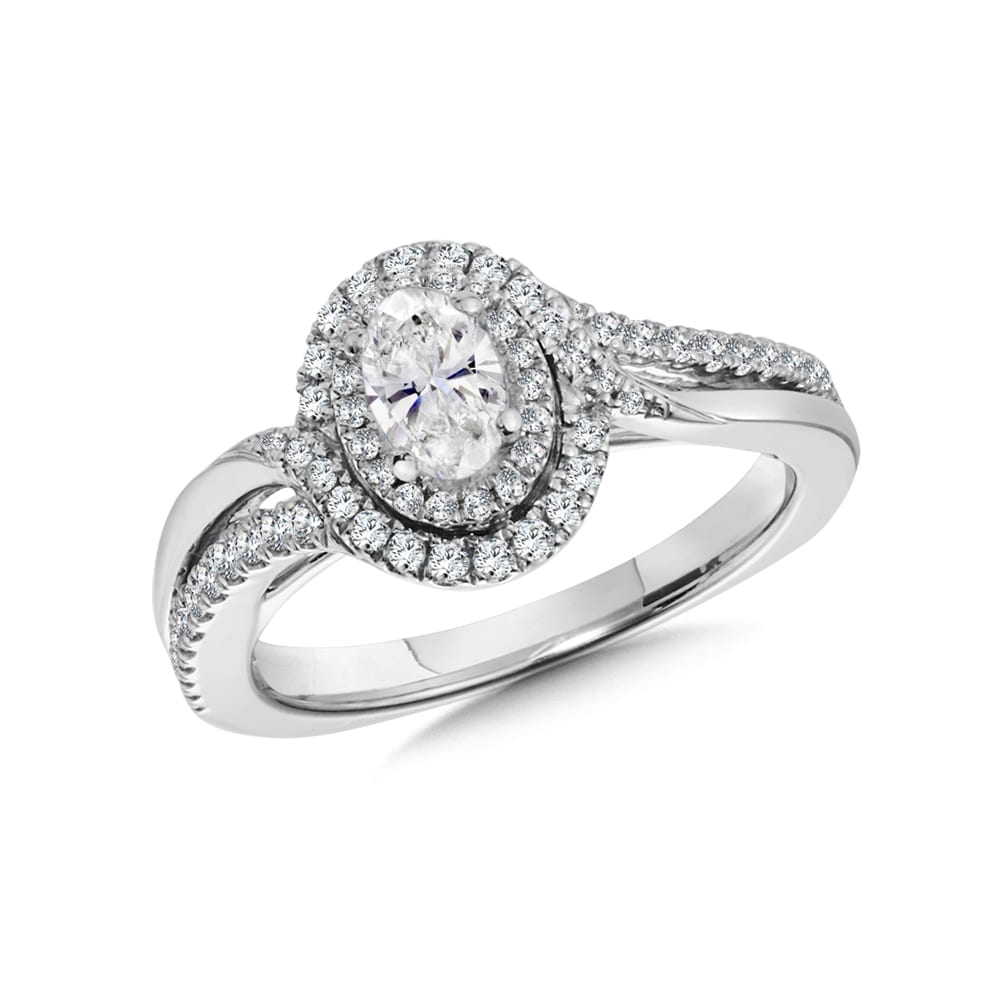 Halo Engagement Ring