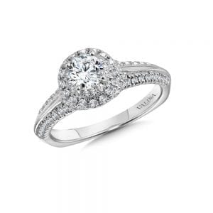 Halo Engagement Ring