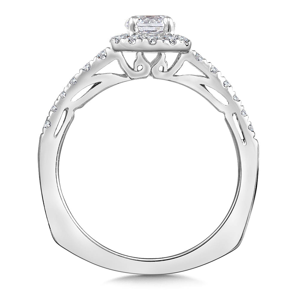 Halo Engagement Ring - Image 2